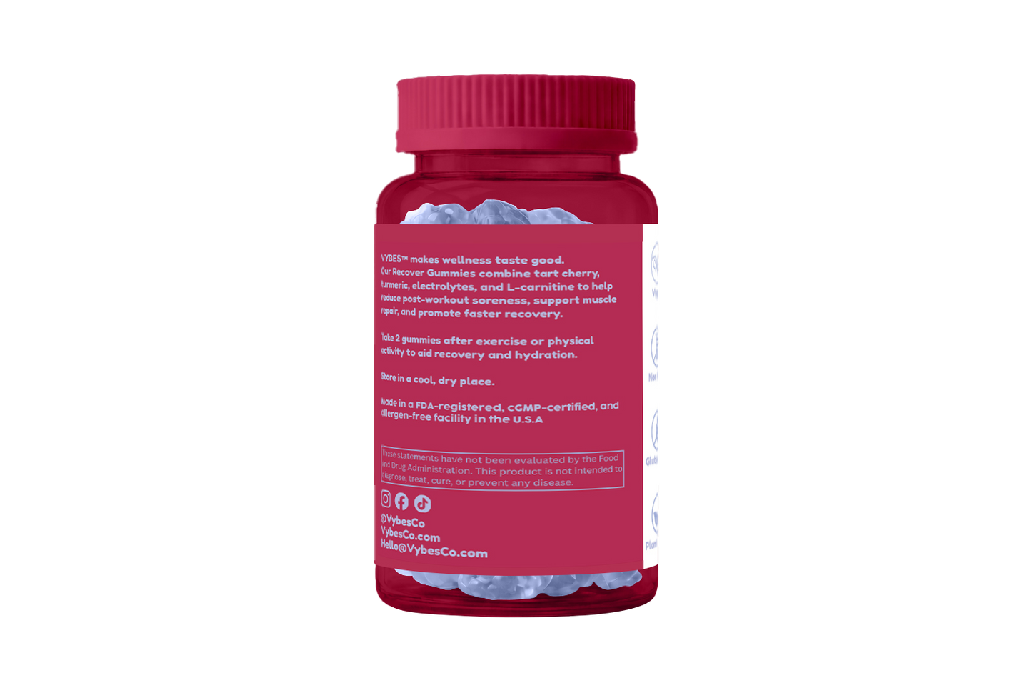 Vybes Libido Support Gummies – Desire, Vitality & Performance Formula – 60 Gummies