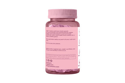 Vybes Glow Beauty Gummies – Skin, Hair & Nails Support with Biotin – 60 Gummies